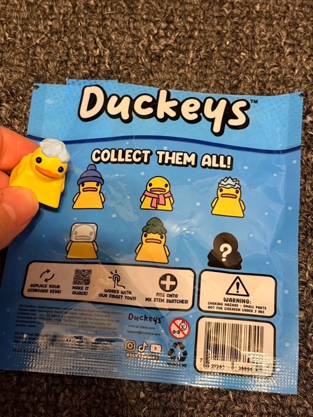 Duckeys Mystery Keycap Winter Escape